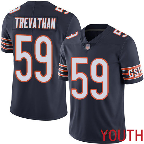 Chicago Bears Limited Navy Blue Youth Danny Trevathan Home Jersey NFL Football #59 Vapor Untouchable